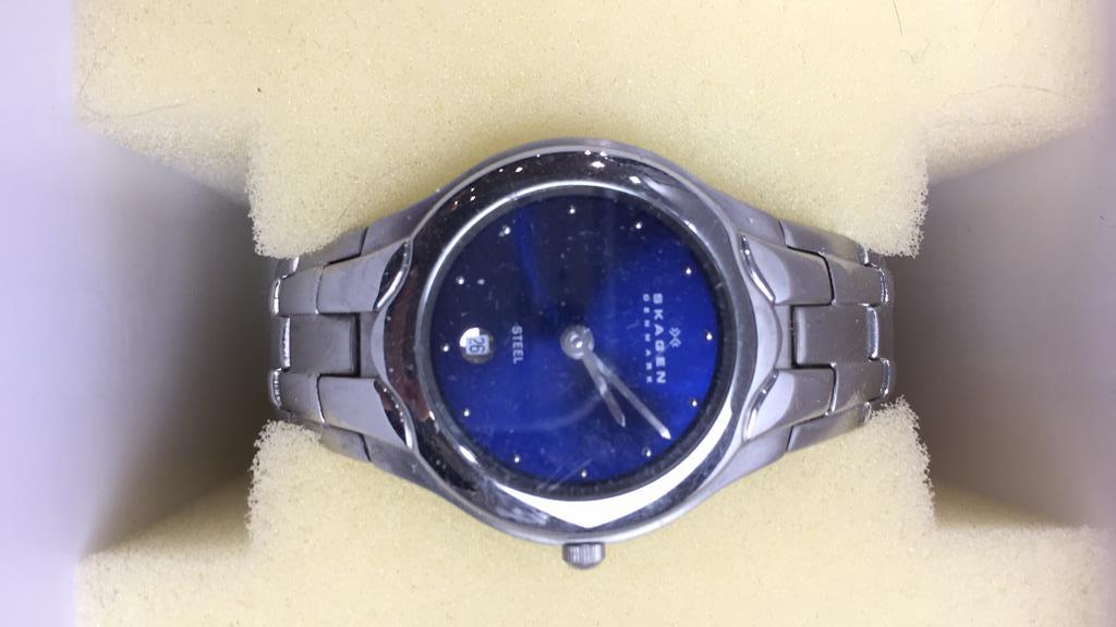 Skagen Men’s Wristwatch: In box, see photo