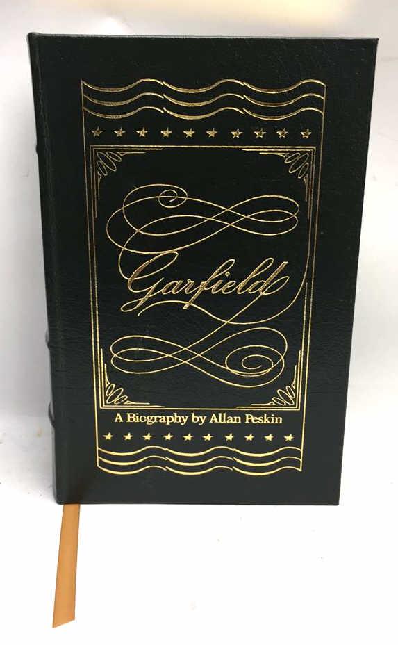 Garfield A Biography by Allan Peskin: Easton Press, Collectors Edition, 2004, bound in green and gold leather, excellent condition, see photo