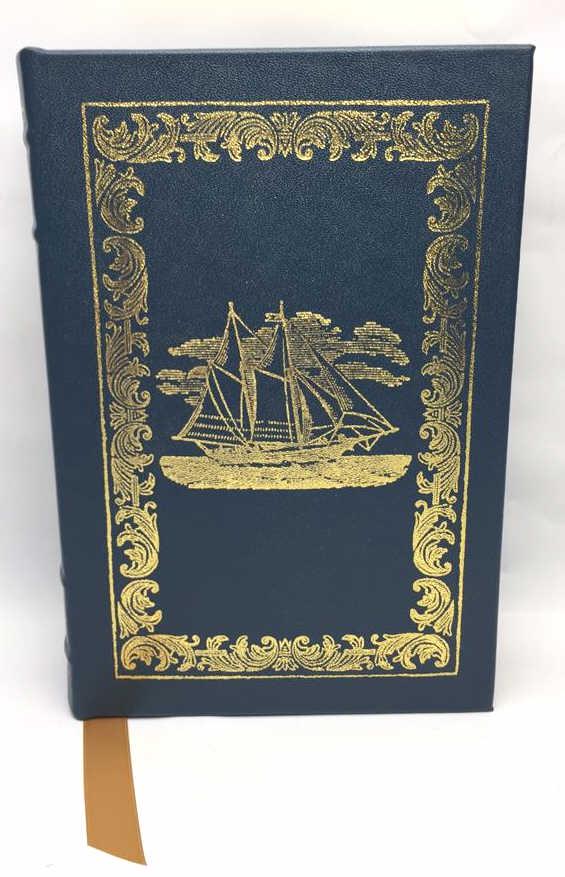 Valiant Ambition by Nathaniel Philbrick: Easton Press, Collectors Edition, 2018, bound in blue and gold leather, excellent condition, see photo