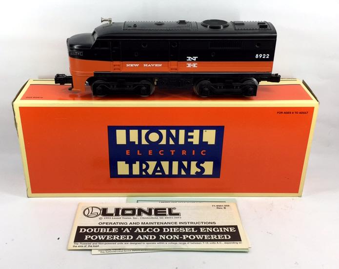 Lionel 6-18922 New Haven "A" Alco Diesel Engine: 1993, with original box and papers, see photo