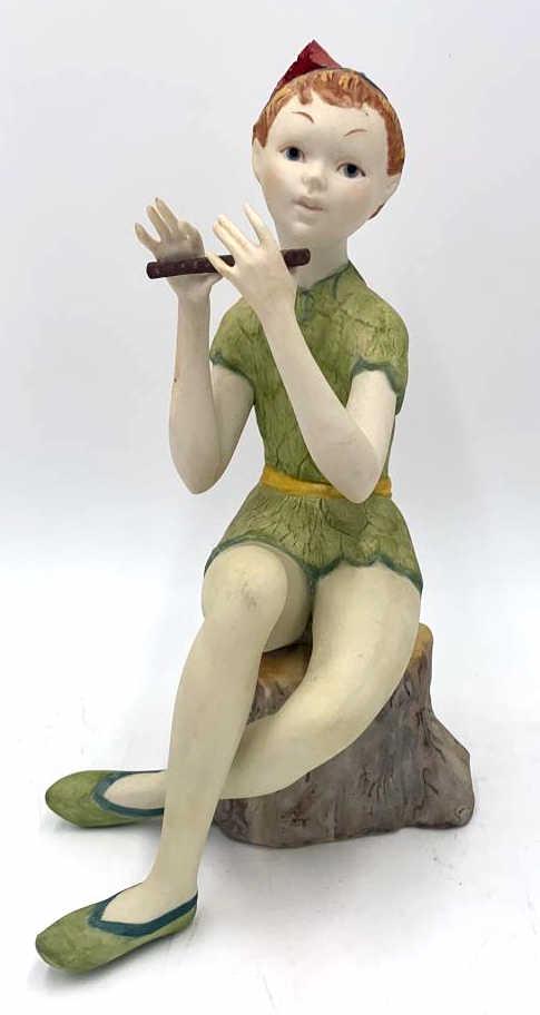 Cybis Peter Pan Figurine: 7.5 inches, signed on bottom, see photo