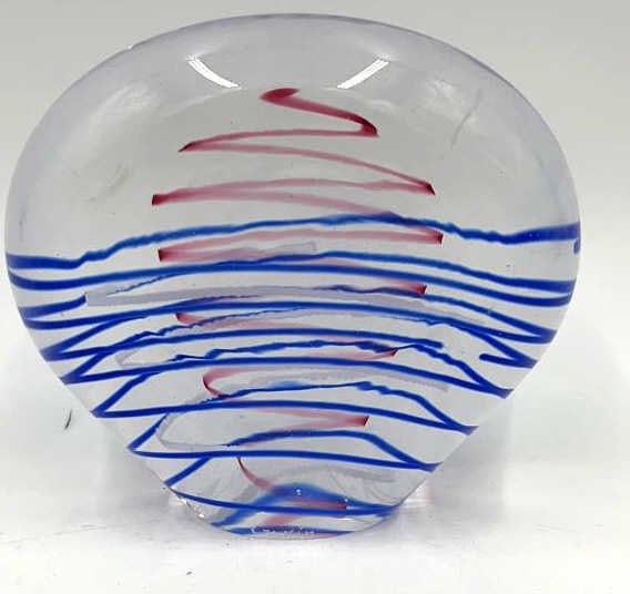 Gavin Mac Farlane Art Glass Sculpture: 5 inches by 5.5 inches, signed, see photos