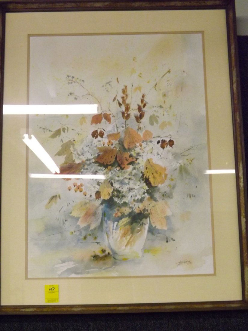Floral Watercolor by "Anton Weiss 81": Floral Watercolor by "Anton Weiss 81" 20" by 30"