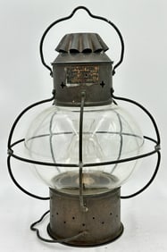 Nippon Sento Onion Shaped White Light Lantern