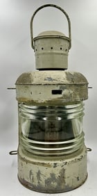 German Masthead Clear Glass Galvanized Oil Lantern