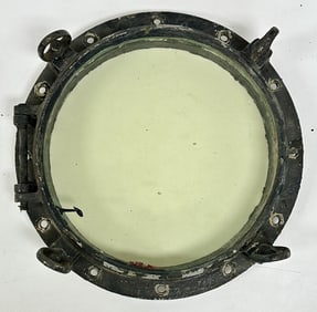Vintage 4 Dog Nautical Porthole Window