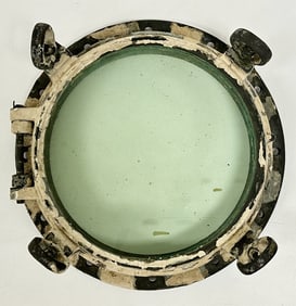 Vintage 4 Dog Nautical Porthole Window