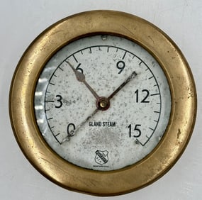 Ashcroft Brass Gland Steam Gauge