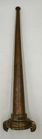 Antique Nautical Brass/Copper Tapered Fire Nozzle