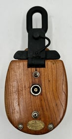 Japanese Nautical Wooden Snatch Block Pulley