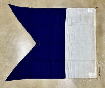 Vintage Nautical International Code A Signal Flag