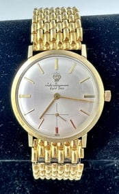 1960's 14k Jules Jurgenson Men's Wristwatch