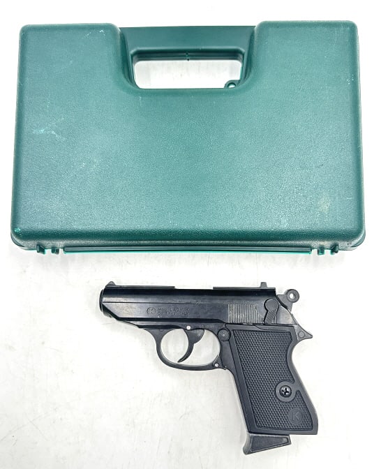 Kimar Lady K 8MM Semi-Auto Blank Firing Pistol: Black finish, 8mm blanks, see photos