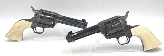 Pair of Custom Bob Munden Colt P1840 SA Revolvers