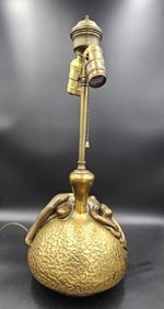 Art Deco Bronze Nude Olive Kooken Table Lamp