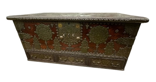 Antique Zanzibar Style Chest