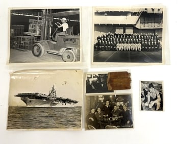 6 Assorted US Military Black and White Photographs