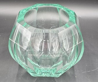 Moser Crystal Glass Vase