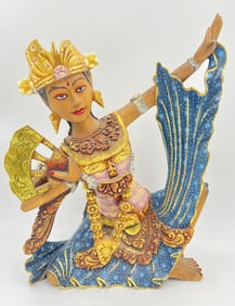 Balinese Hand-carved Dancer Figurine
