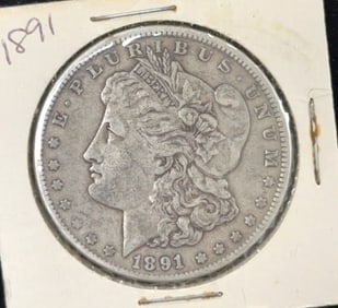 1891 Morgan Dollar Coin