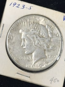 1923-S Peace Dollar Coin