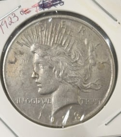 1923 Peace Dollar Coin