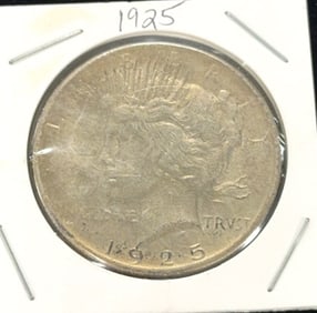 1925 Peace Dollar Coin