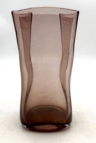 Blenko Paper Bag Glass Vase