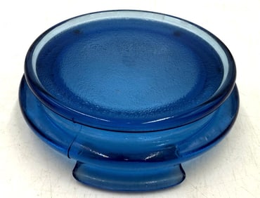 Fenton Electric Blue Ginger Jar Stand