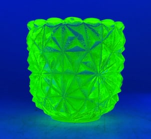 Vaseline Toothpick Holder