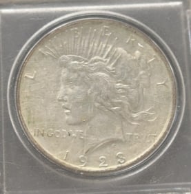 1923 Peace Dollar Coin