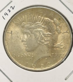 1922 Peace Dollar Coin
