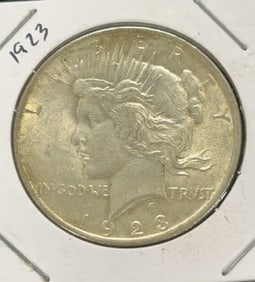 1923 Peace Dollar Coin