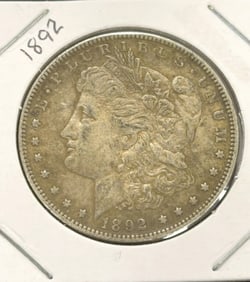 1892 Morgan Dollar Coin