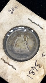 1875-S Twenty Cent Coin
