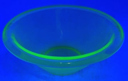 Green Depression Glass Bowel