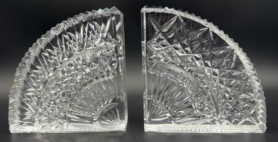 Pair of Waterford Crystal Bookends
