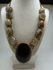 Georgian Agate Riviere Necklace