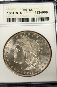 1881-S Morgan Silver Dollar Coin