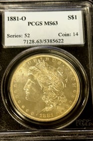 1881-O Morgan Silver Dollar Coin