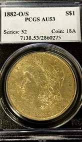 1882-O/S Morgan Silver Dollar Coin