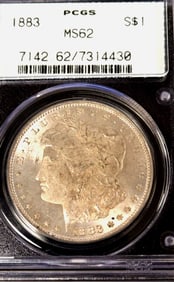1883 Morgan Silver Dollar Coin