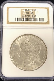 1900 Morgan Silver Dollar Coin