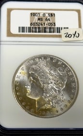 1901-O Morgan Silver Dollar Coin