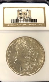 1903 Morgan Silver Dollar Coin
