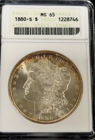 1880-S Morgan Silver Dollar Coin