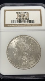 1880 Morgan Silver Dollar Coin