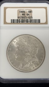 1896 Morgan Silver Dollar Coin