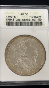1897 Morgan Silver Dollar Coin