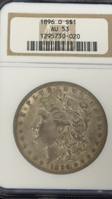 1896-O Morgan Silver Dollar Coin